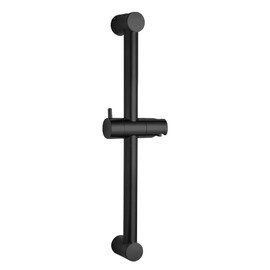 OFFO Shower Slide Bar 18 Inches Adjustable Installation Distance 12-17 Inches with 360° Adjustable Handheld Shower Head Holder for Bathroom, Screw Wall Mounted, Matte Black