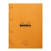 Rhodia 118016C 5/5 Squares Side Pad, A4 - Orange