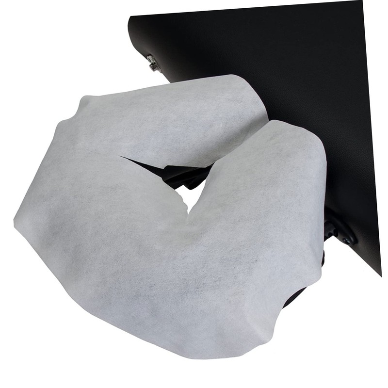 KONTONTY 100pcs Disposable Massage Bed Sheets with Covers - White