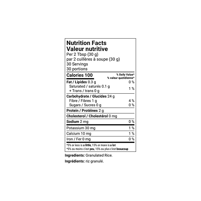 Ascension Foods Cream Of Rice (Unflavoured)