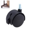 4pcs Casters Screw Casters Screw-in M8 Cart Chair with Stopper