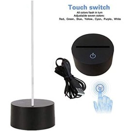 Transform Your Nights with The 3D Heart Lamp - LED Touch Control, Colorful Light, and Creative Novelty Design That Creates an Illusionary Atmosphere