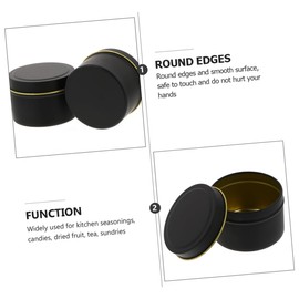 SHOWERORO 18pcs Tinplate Storage Tank Container Glass Candle Jars Candles Bulk Scented Sugar Canister Kitchen Storage Jars Diy Candle Making Kit Tinplate Jar Wedding Candy Box