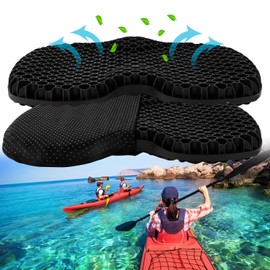 LeongLzt Thick Anti-Slip Kayak Seat Cushion, Boat Canoe Non-Slip Waterproof Kayak Gel Cushion Seat Pad