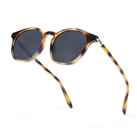 SIPHEW Classic Round Frame Retro Women's Sunglasses Polarized Vintage Style UV400 Lens