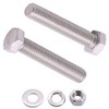 M10-1.5 x 75mm (6 Sets) Hex Bolt with Hex Nut,