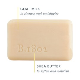 Beekman 1802 Coconut Cream Palm-Sized Bar Soap - Scented - 3.5 oz - Cleanses, Nourishes & Hydrates - Certified Microbiome Friendly - No Irritation - Good for Sensitive Skin
