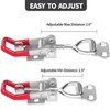 Vicuna R Heavy Duty Toggle Latch Clamp 4002, Adjustable Toggle