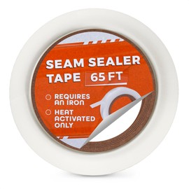 VIKROM Tent Seam Tape 65 Ft Lenght 0.8 Inch Wide Waterproof - White Tape Tent Repair Waterproof Seam Sealer