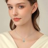 LONAGO Monkey Necklace Birthstone Monkey Pendant Necklace Jewelry Gift for