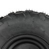 ELANER 16x8-7 ATV Wheels, 16x8-7 Tubeless Tires for Kazuma Quad