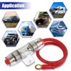 BOJACK 8 Gauge AWG 1ft Power Wire with 100 Amp