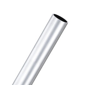 M METERXITY 1-Pack 250mm 6063 Aluminum Round Tube, 14mm ID 16mm OD Seamless Aluminum Tubing for Construction/Machining/DIY Crafting, Metal Straight Pipe [0.55x0.63x9.8IN]