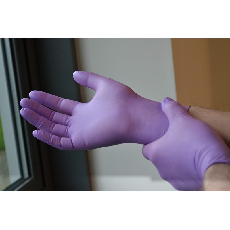 Skytec Iris Purple (Box of 100) Disposable Nitrile Gloves -