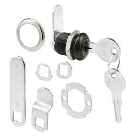 PRIME-LINE Defender Security U 11088 - Cerradura para cajones y gabinetes – Asegure archivos y cajones importantes, 1-1/8 pulgadas, carcasa fundida a 