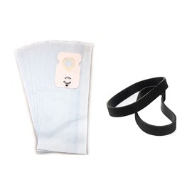 MaxLLTo Replacement 6 Vacuum Bags Plus 2 Belts for Riccar Type B 8955 8850 8650 8950 8925 8920 Compatible for Simplicity 7700 7750 7850 7000 7200 7250 7300 Series