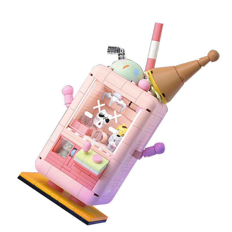 Doll Machine Mini Building Blocks Bricks Set Mini Claw Catch