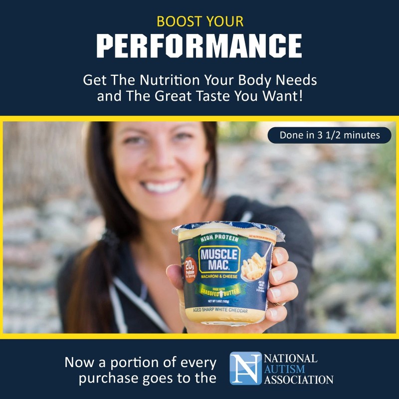 Muscle Mac Mac & Cheese Micro Cup Cheddar 3.6 oz