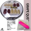 COLORBIRD NAILFAIRY (041ZF) Nail Tips, Short, Burgundy Red, Gold, Cute,