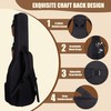 PPOPPO Heavy Duty Bass Guitar Case, 900D Waterproof Oxford 0.5"