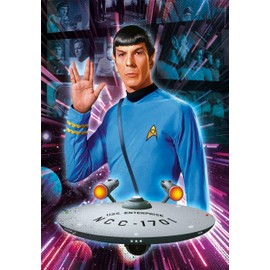 Clementoni - 35140 Puzzle Star Trek, Puzzle 500 Pieces for Adults and Children 14 Years, Skill Game for the Whole Family