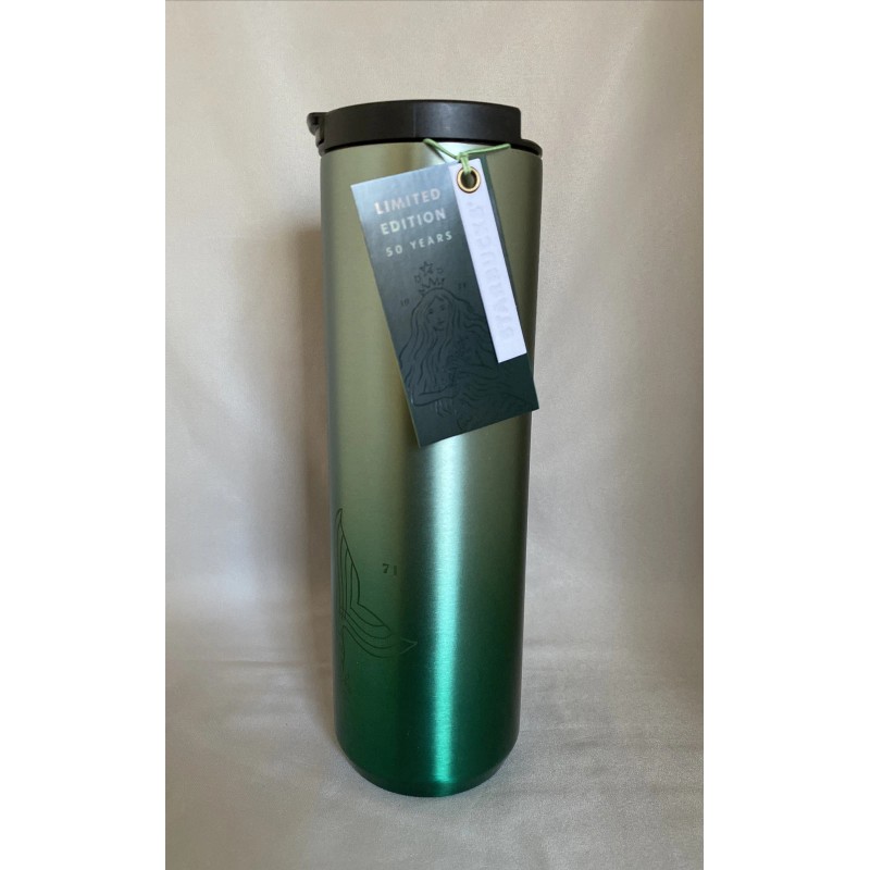 Starbucks 50th Anniversary Mermaid Stainless Steel Tumbler 16 Oz 2021.