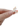 Anrher 100pcs Miniature Unicorn Shaped Flatback Decoration Resin Sets