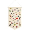 Suyika Brooch and Can Badge Storage Wall Pocket, Large Capacity,