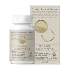 Eco Vital Quercetin Pineapple Enzyme 60 tablets Bromelain Balance 3 cans / 에코바이탈 퀘르세틴 파인애플효소 60정 브로멜라인 밸런스 3통