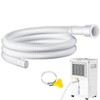 THDEING Dehumidifier Drain Hose - 5 FT with Cuttable Rubber