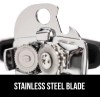 GORILLA GRIP Stainless Steel Can Opener, Smooth Edge, Easy Turn,
