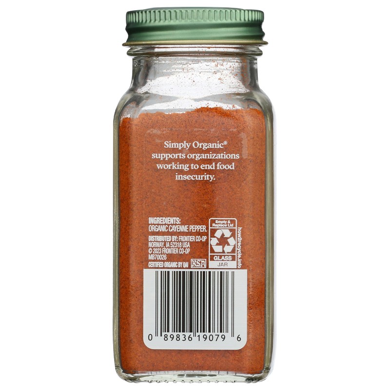 SIMPLY ORGANIC Organic Cayenne, 2.5 OZ