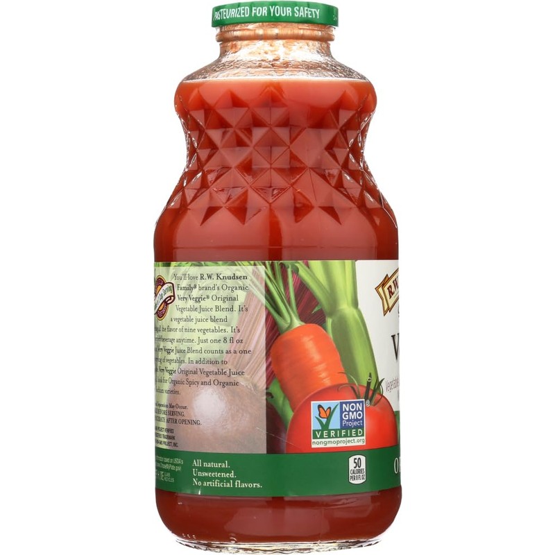 Knudsen Juice, Very Veggie Organic 32 fl.oz (Pack of 6)