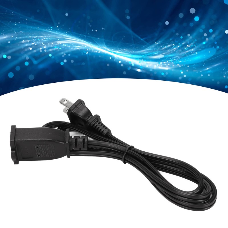 Janzoom Cable de Alimentación NEMA 1‑15P A NEMA 1‑15R, 1