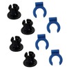 Baluue 5sets Printer Hotend Clip and Collet Tube Coupling for