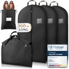Bruce.® 3x Premium Garment Bags 100x60cm with 1x Shoe Bag,