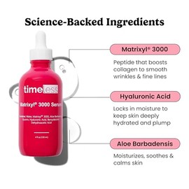 TIMELESS SKIN CARE  Srum MATRIXYL 3000  Suero de Cuidado Facial que fortalece la barrera cutanea  Aumenta la Produccin de Colgeno e Hidrata  Para...  
