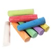 24 Coloured Chunky Chalks , Giant, Pavement, Washable, Fun for