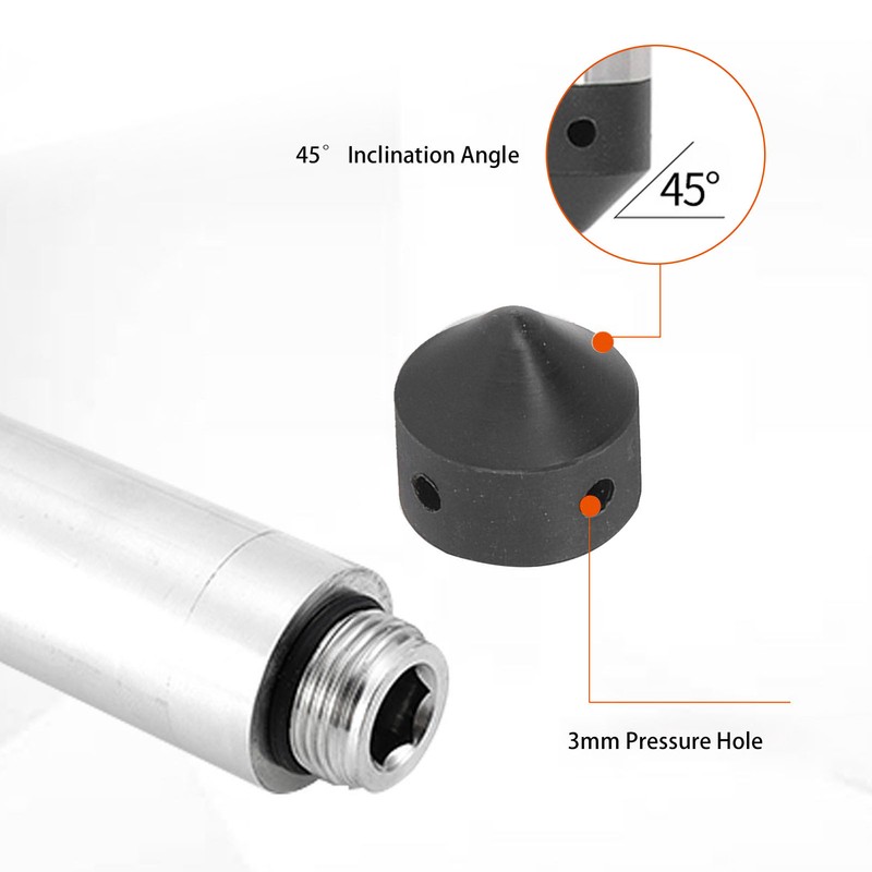 Liquid Level Transmitter Submersible Water Sensor Detector 4‑20mA DC12‑30V Stainless