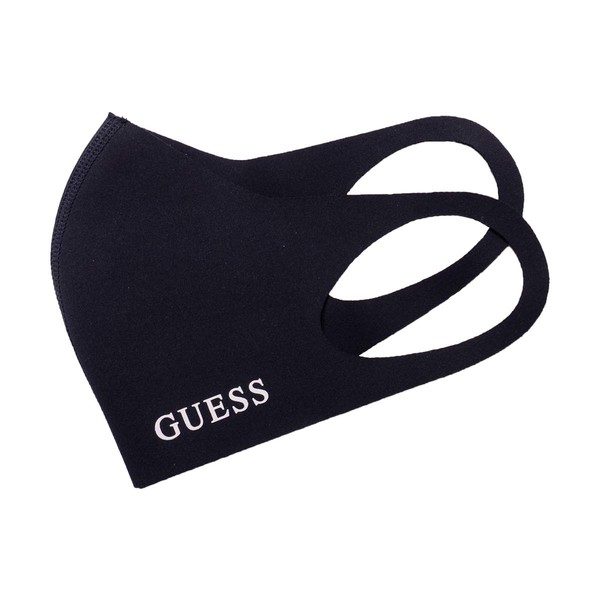 GUESS MK2A7724RT Guess Mask, Washable, Polyurethane Mask, Urethane Mask, Black, Washable Mask, 3D Type, Colds, Pollen, Dust, Antibacterial, Deodorizing, Quick Drying, UV Protection, Set of 2, Schedule: Arrival in early October
