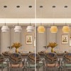 ELFCAB 3-tier Drum Lamp Shade for Pendant Lighting Floor Lamps