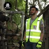 Dib Safety Reflective Vest Mesh, High Visibility Vest with Pockets