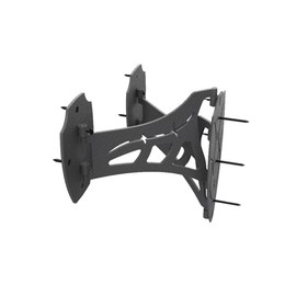 Skull Hooker Small/Medium Game Steel Powder-Coated Dual Shoulder Mount with 8-inch Swing Arm, Black