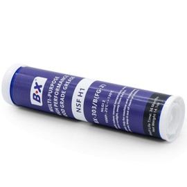 Multi-Purpose Food Grade Grease Tubes 14.1oz 2 Pack NLGI 2 High Perfomance Lubricant for Food Machinery