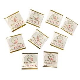 Hstrap Watch Crystal Lens Thickness 1.0mm Sapphire Mirror Round Flat Replacement Parts for Watchmaker Repair 16mm Dia