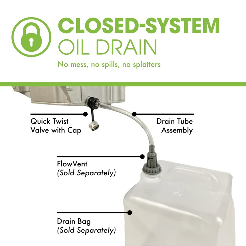 ValvoMax Oil Drain Valve - Quick Twist Oil Drain Plug