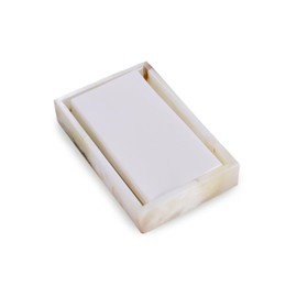 Bey-Berk Genuine Marble Napkin Holder, Paper Towel Holder for Bathroom, Kitchen, Outdoor, Marble Hand Towel Holder, Guest Towel Caddie