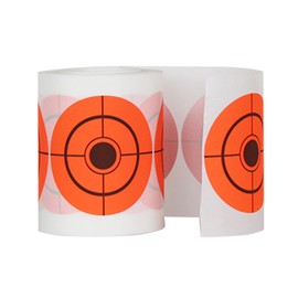 ATFLBOX 500 Per Pack Stick On Targets 4cm Target Paste Paper Shooting Stickers Orange