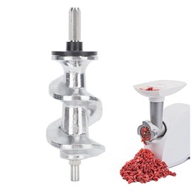 MOUMOUTEN Meat Grinder Screw, Meat Mincer Screw, Simple Installation Stainless Steel for Electric Meat Grinder Kitchen Home Use Meat Grinder Accessories(HM-03)