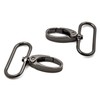 15 Pcs Oval Ring Lobster Clasp Claw Push Gate Trigger